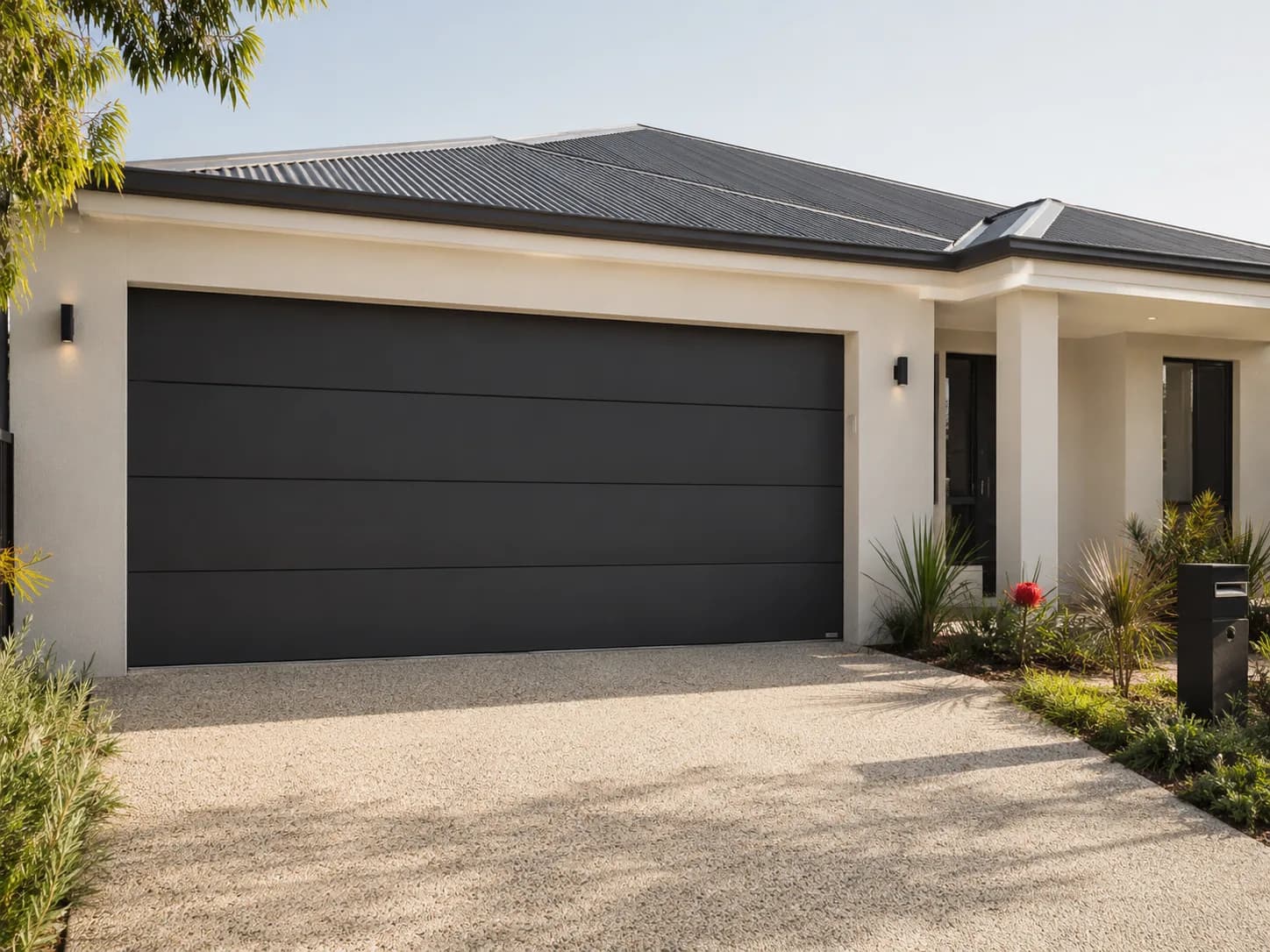 Sectional garage door installed by Elite Garage Doors in Perth